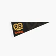 9" x 24" Felt Pennant — view 2