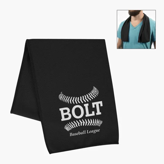Recycled PET Cooling Sport Towel — view 2