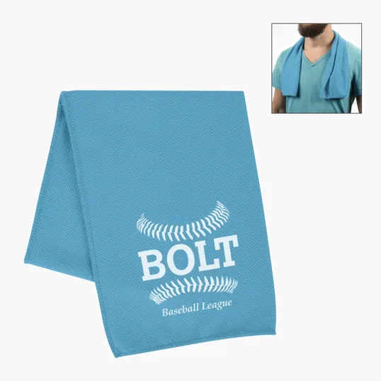 Recycled PET Cooling Sport Towel — view 6