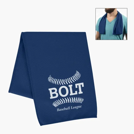 Recycled PET Cooling Sport Towel — view 7