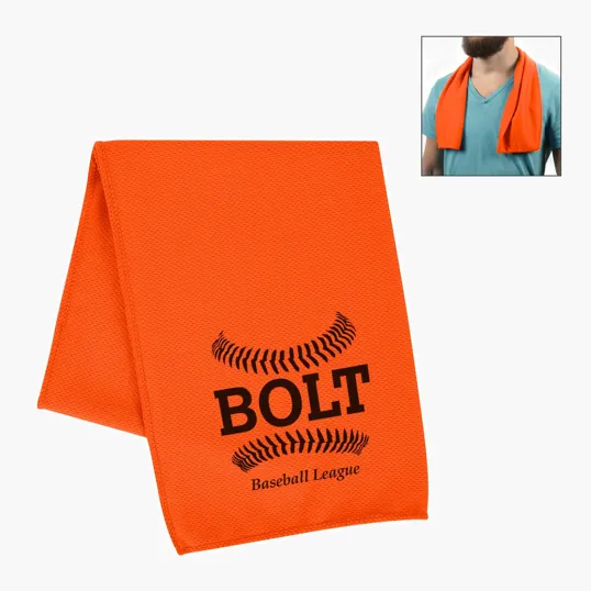 Recycled PET Cooling Sport Towel — view 8
