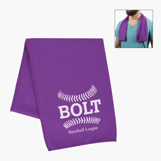 Recycled PET Cooling Sport Towel — view 12