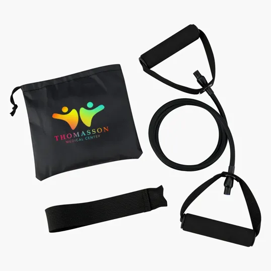 Yoga Stretch Band with Carry Pouch