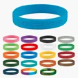 Single Color Silicone Bracelet by Rainbow Collection