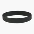 Single Color Silicone Bracelet by Rainbow Collection — view 2