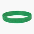 Single Color Silicone Bracelet by Rainbow Collection — view 6