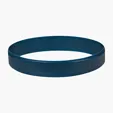Single Color Silicone Bracelet by Rainbow Collection — view 10