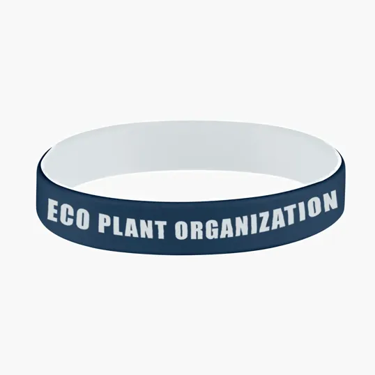Colored Letter Silicone Bracelet — view 3