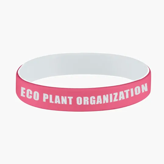 Colored Letter Silicone Bracelet — view 5