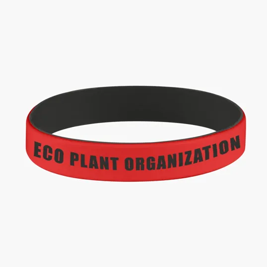 Colored Letter Silicone Bracelet — view 6
