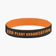 Colored Letter Silicone Bracelet — view 4
