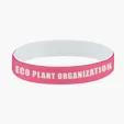 Colored Letter Silicone Bracelet — view 5