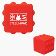 Push Pop Cube Fidget Toy, Silicone Stress Reliever — view 5