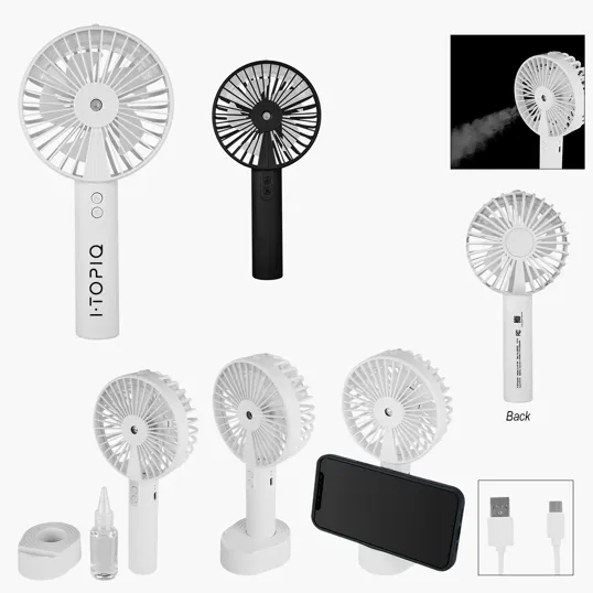 Mist Fan With Phone Stand