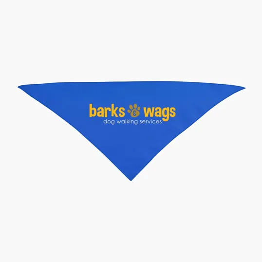 Small Triangle rPET Pet Bandana — view 3