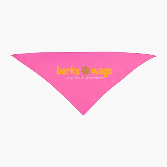 Small Triangle rPET Pet Bandana — view 4