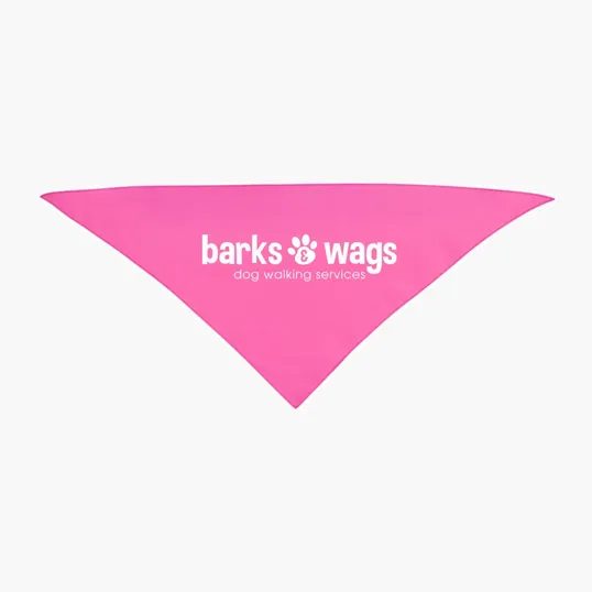 Small Triangle rPET Pet Bandana — view 9