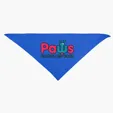 Large Triangle rPET Pet Bandana — view 3