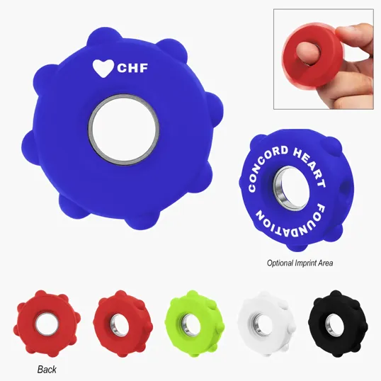 Push Pop Fun Spinner Silicone Fidget Toy