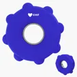 Push Pop Fun Spinner Silicone Fidget Toy — view 3