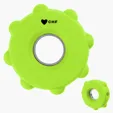 Push Pop Fun Spinner Silicone Fidget Toy — view 4