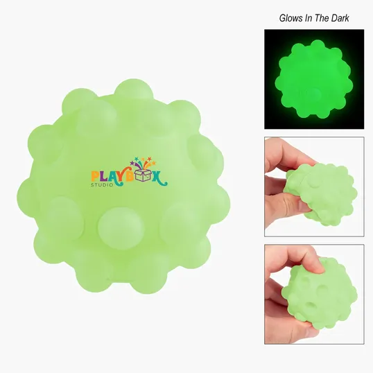 Glow-In-The-Dark Push Pop Ball — view 2
