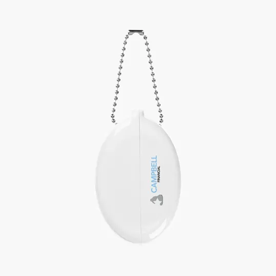 Old School Squeeze Coin Pouch Keychain — view 5