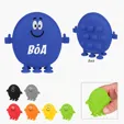 Smiley Push Pop Pal Silicone Fidget Toy