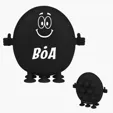 Smiley Push Pop Pal Silicone Fidget Toy — view 2