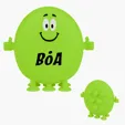 Smiley Push Pop Pal Silicone Fidget Toy — view 5