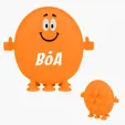 Smiley Push Pop Pal Silicone Fidget Toy — view 6