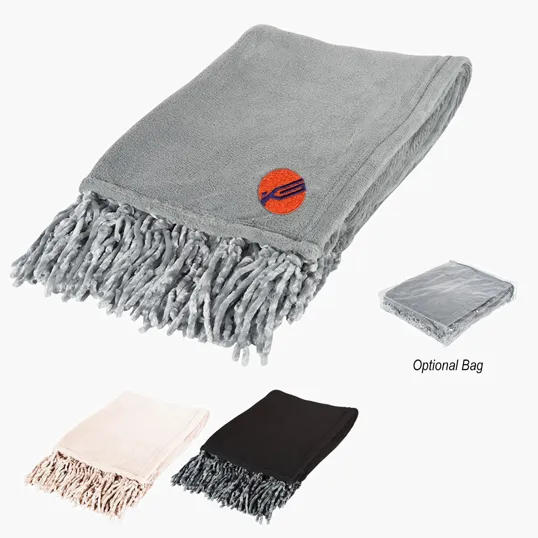 Chateau Chenille Fringed Blanket — view 4