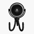 Portable Rechargeable Fan with Flexible Tripod — view 2