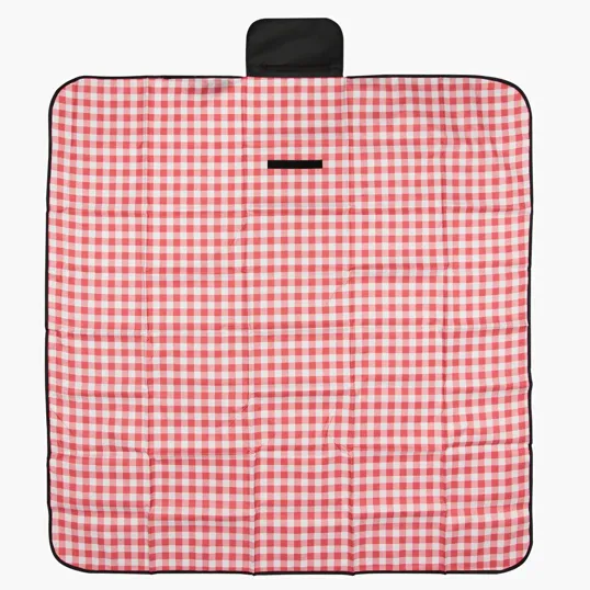 Gingham Roll-Up Picnic Blanket, 59" x 57" — view 9