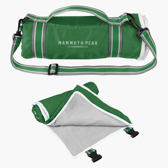Riverside rPET Roll-Up Blanket With Carrying Handle — view 2