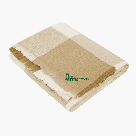 Buffalo Check Throw Blanket, 50 x 60 Inch Polyester