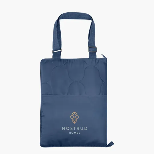 rPET Foldaway Blanket with Carrying Bag — view 3