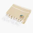 Recycled Beach Blanket With Tassel Fringe — view 6