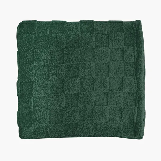 rPET Checkered Sherpa Blanket, 50" x 60" — view 14