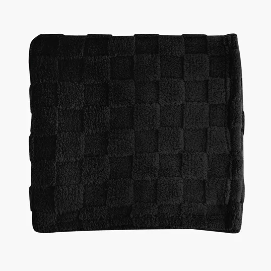rPET Checkered Sherpa Blanket, 50" x 60" — view 7