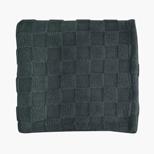 rPET Checkered Sherpa Blanket, 50" x 60" — view 13
