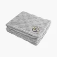 rPET Checkered Sherpa Blanket, 50" x 60" — view 4
