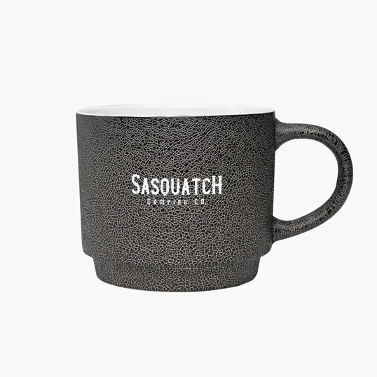 Pebble Grain Textured Ceramic Mug, 18 Oz. — view 2
