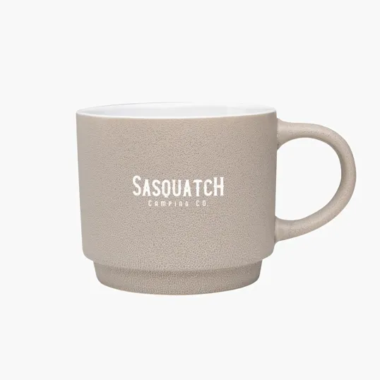 Pebble Grain Textured Ceramic Mug, 18 Oz. — view 3