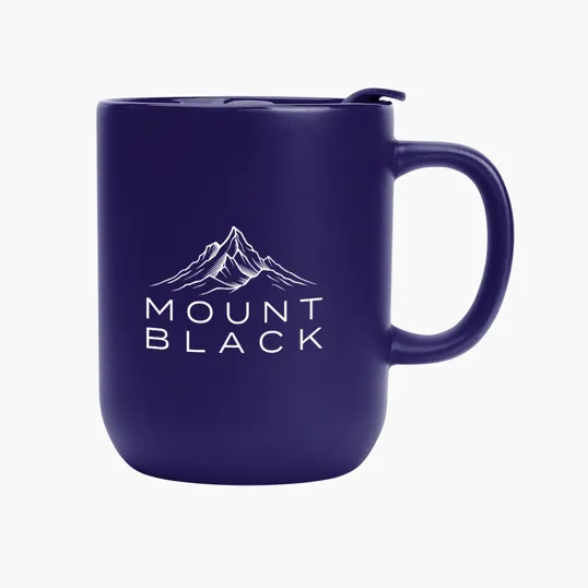 14 oz. Michigan Ceramic Mug with Slide Lid — view 10