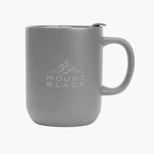 14 oz. Michigan Ceramic Mug with Slide Lid — view 4