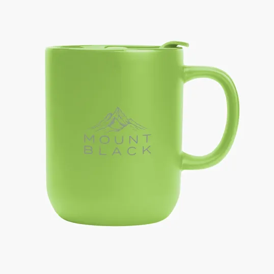 14 oz. Michigan Ceramic Mug with Slide Lid — view 5