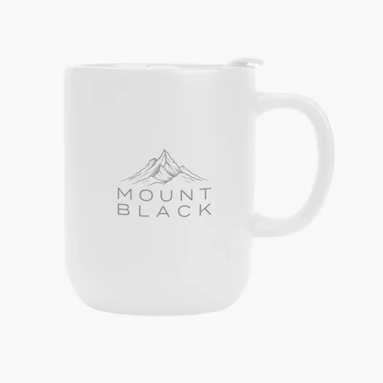 14 oz. Michigan Ceramic Mug with Slide Lid — view 8