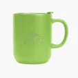 14 oz. Michigan Ceramic Mug with Slide Lid — view 5