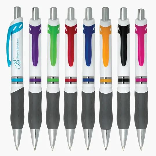 Campus Plunger Action Ballpoint Pen with Rubber Grip
